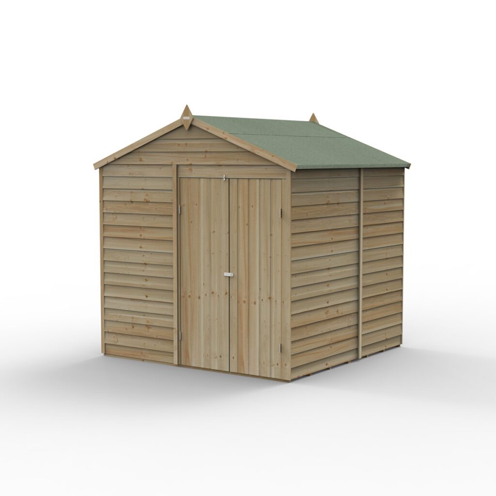 4LIFE Apex Shed 7×7 – Double Door – No Window (Installation) 5013053200056 2